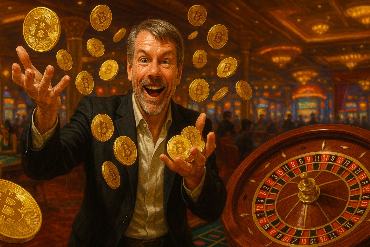 Michael Saylors irre Bitcoin-Casino